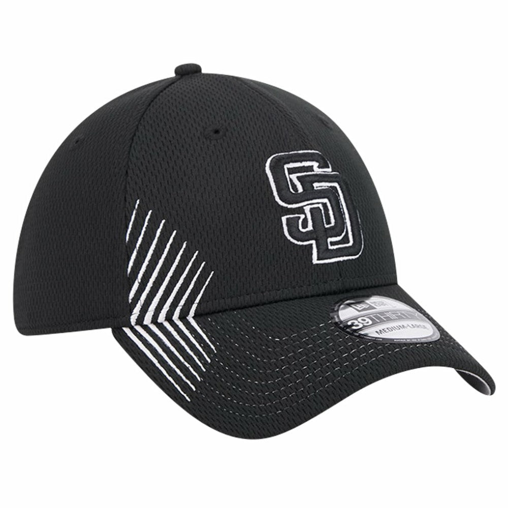 San Diego Padres Active Dash Mark 39THIRTY Flex Hat Black