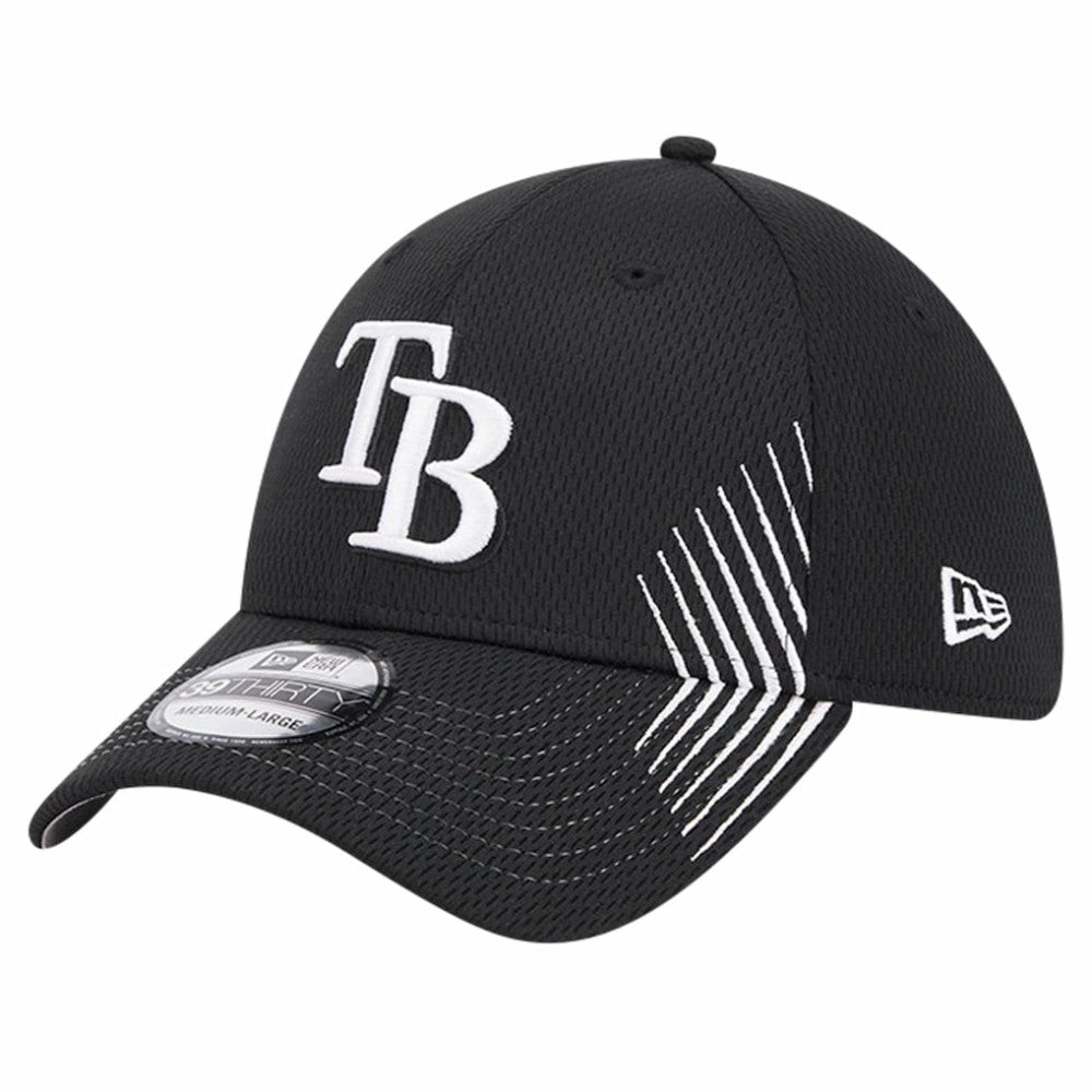 Tampa Bay Rays Active Dash Mark 39THIRTY Flex Hat Black
