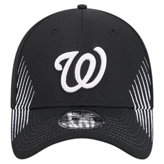 Washington Nationals Active Dash Mark 39THIRTY Flex Hat Black