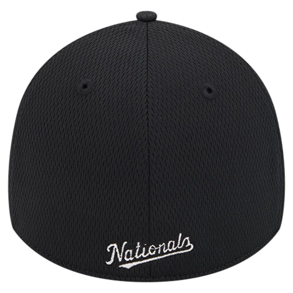Washington Nationals Active Dash Mark 39THIRTY Flex Hat Black