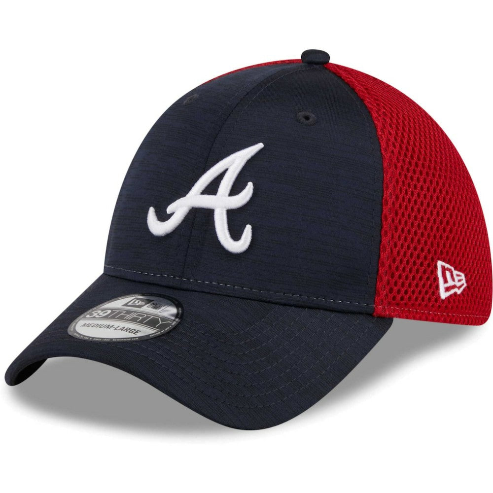Atlanta Braves Neo 39THIRTY Flex Hat Navy