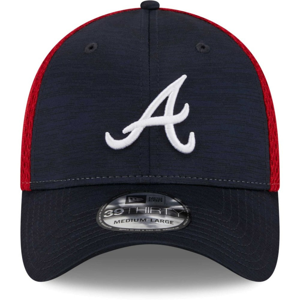 Atlanta Braves Neo 39THIRTY Flex Hat Navy