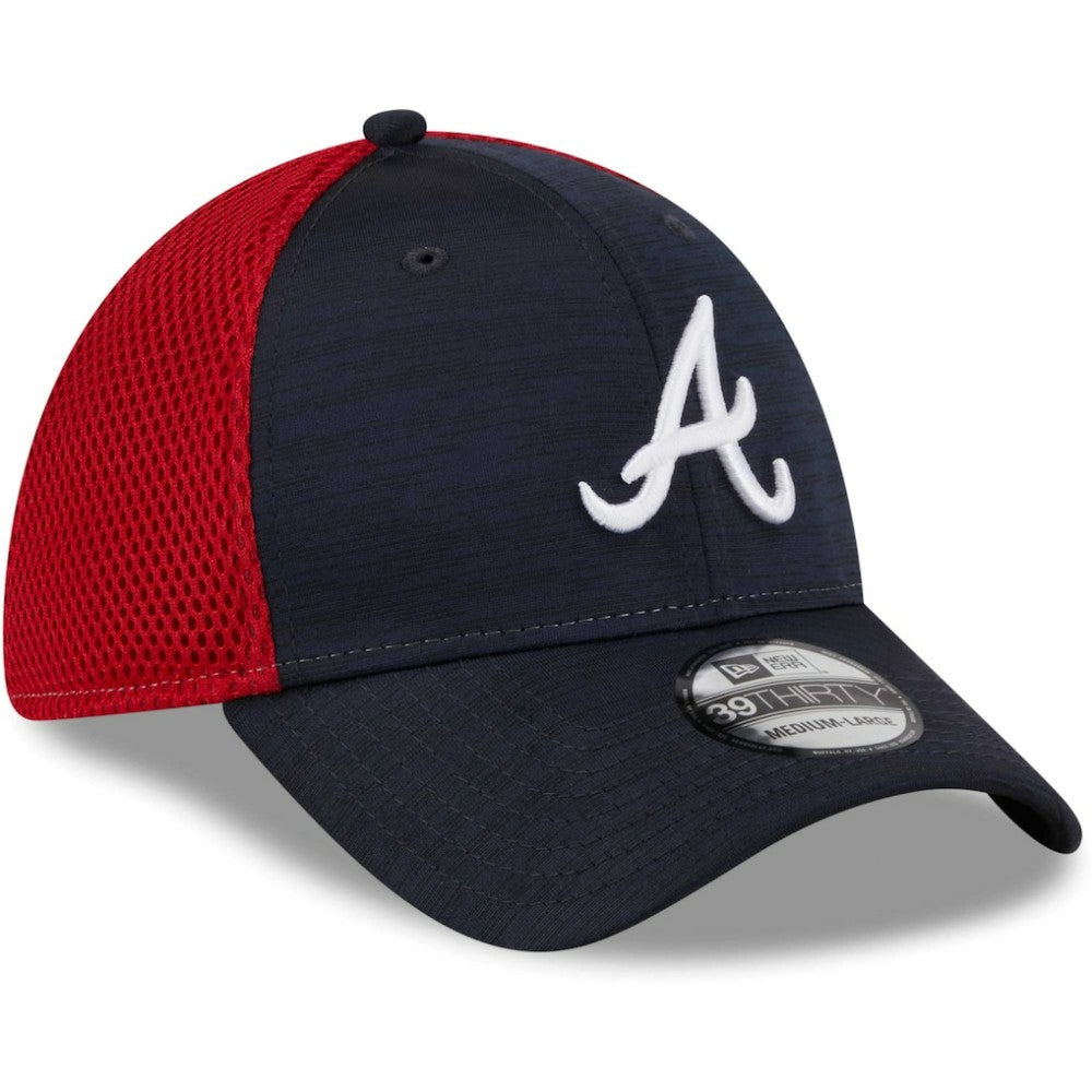 Atlanta Braves Neo 39THIRTY Flex Hat Navy
