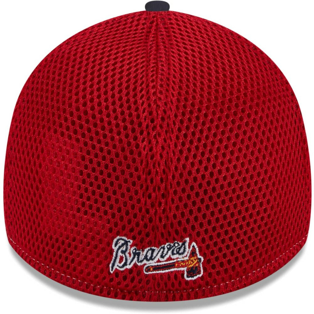 Atlanta Braves Neo 39THIRTY Flex Hat Navy