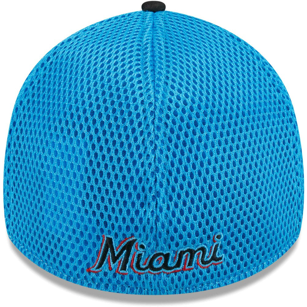 Miami Marlins Neo 39THIRTY Flex Hat Black
