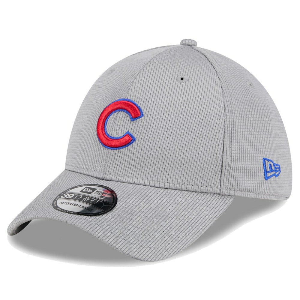 Chicago Cubs Active Pivot 39THIRTY Flex Hat Gray
