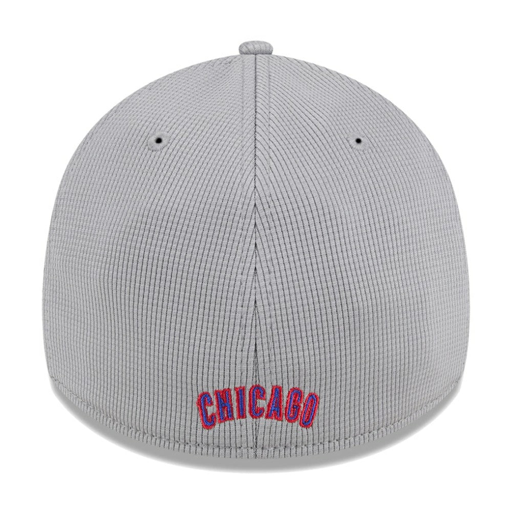 Chicago Cubs Active Pivot 39THIRTY Flex Hat Gray
