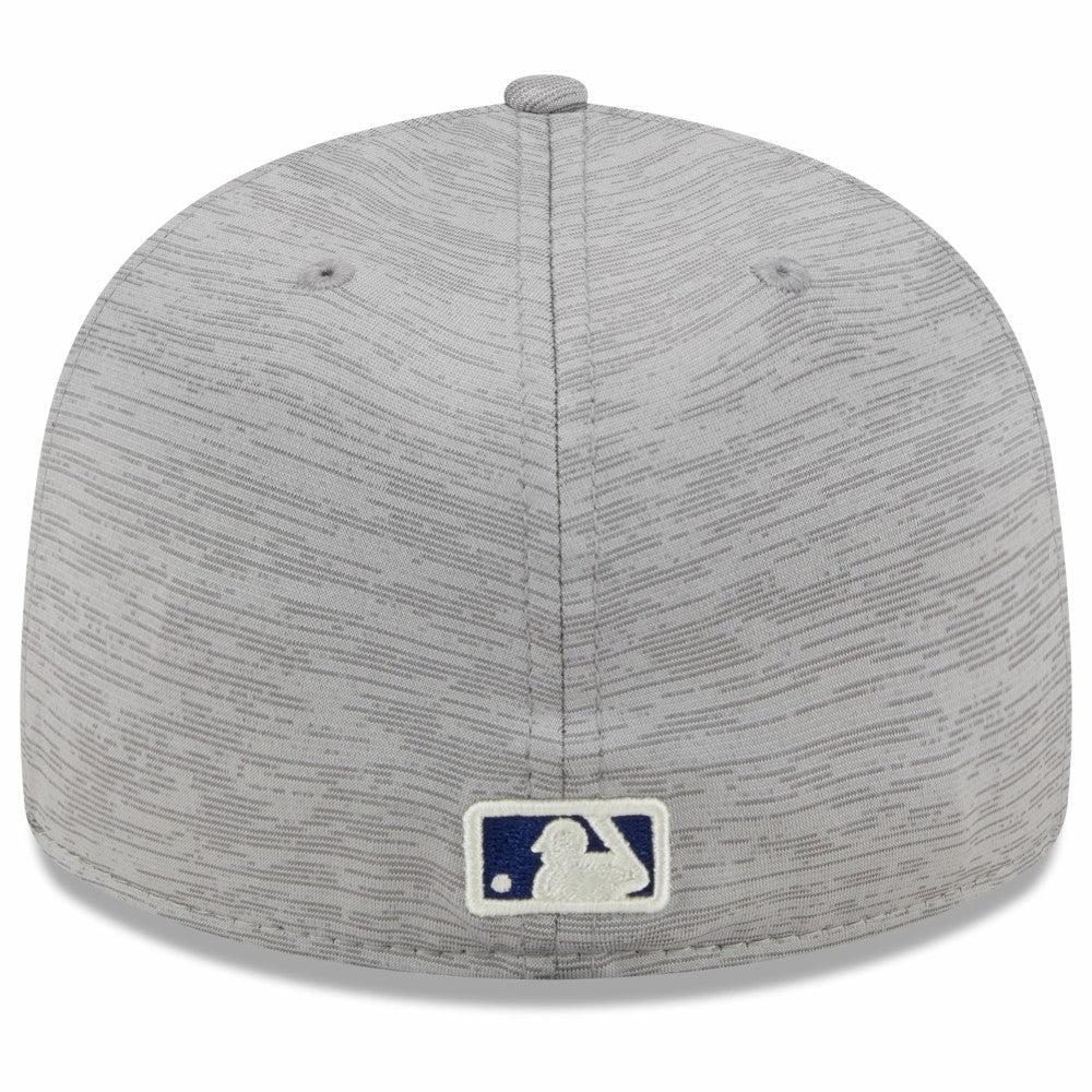 Los Angeles Dodgers 2024 Clubhouse Low Profile 59FIFTY Fitted Hat Gray