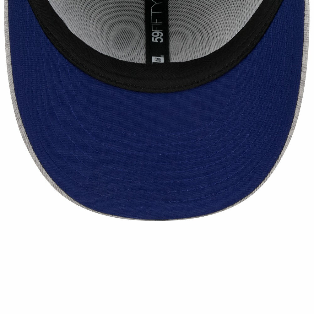 Los Angeles Dodgers 2024 Clubhouse Low Profile 59FIFTY Fitted Hat Gray