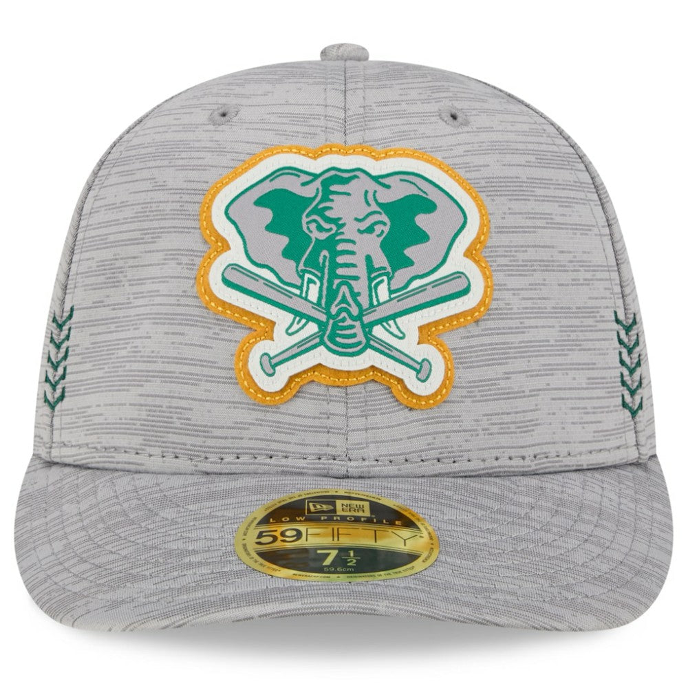 Athletics 2024 Clubhouse Low Profile 59FIFTY Fitted Hat Gray
