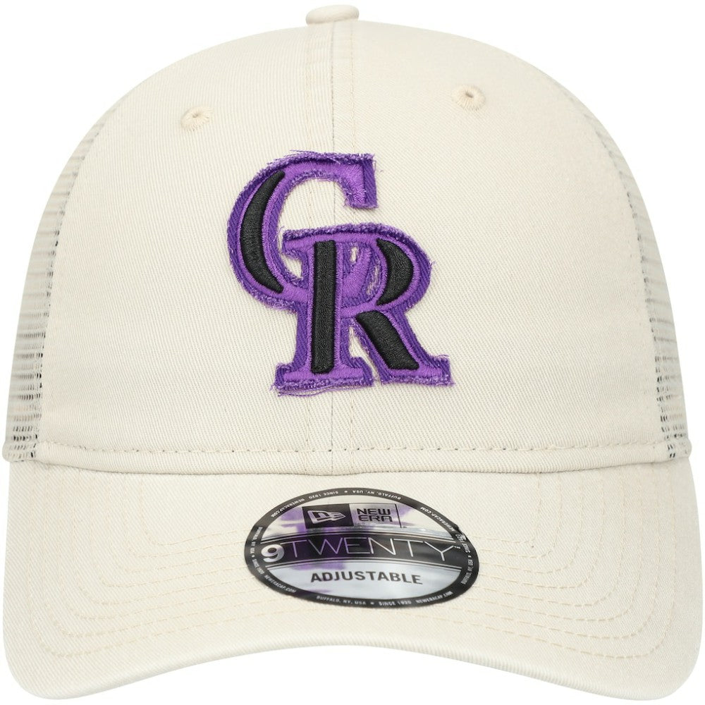 Colorado Rockies Game Day 9TWENTY Adjustable Trucker Hat Stone
