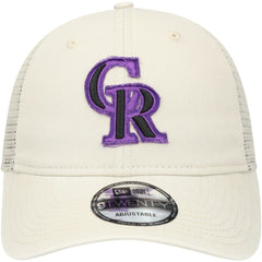 Colorado Rockies Game Day 9TWENTY Adjustable Trucker Hat Stone