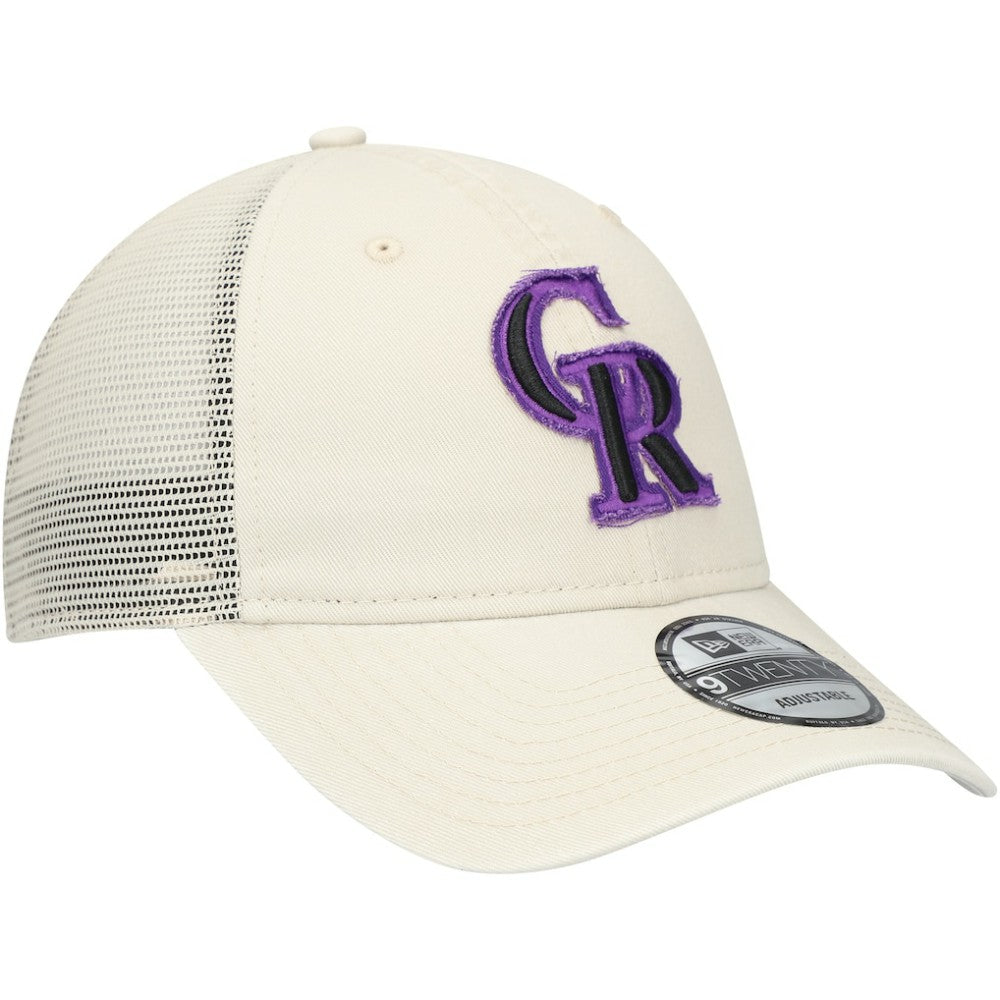 Colorado Rockies Game Day 9TWENTY Adjustable Trucker Hat Stone