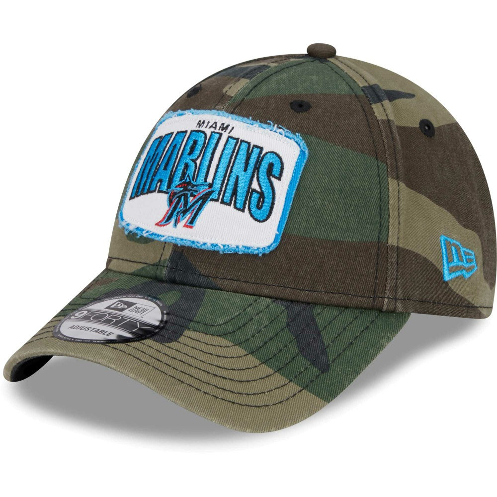 Miami Marlins Gameday 9FORTY Adjustable Hat Camo