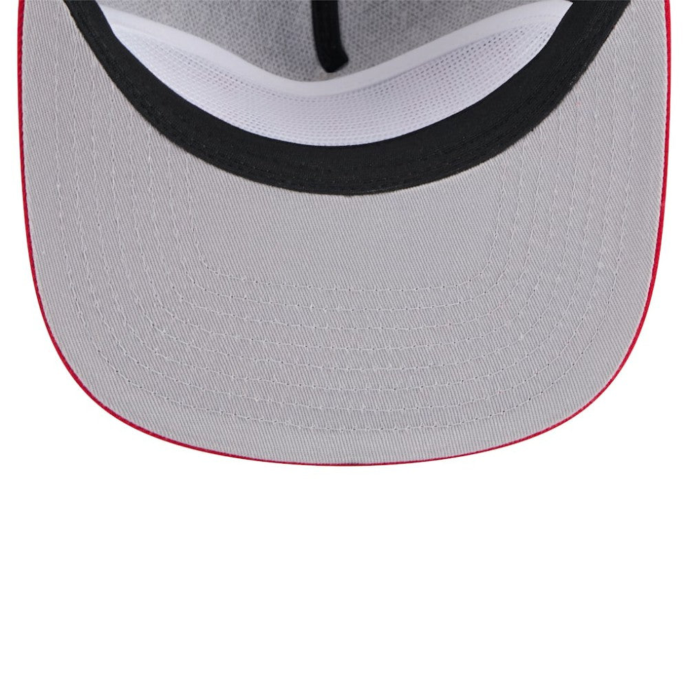 Atlanta Braves Throwback Meshback Golfer Hat Black