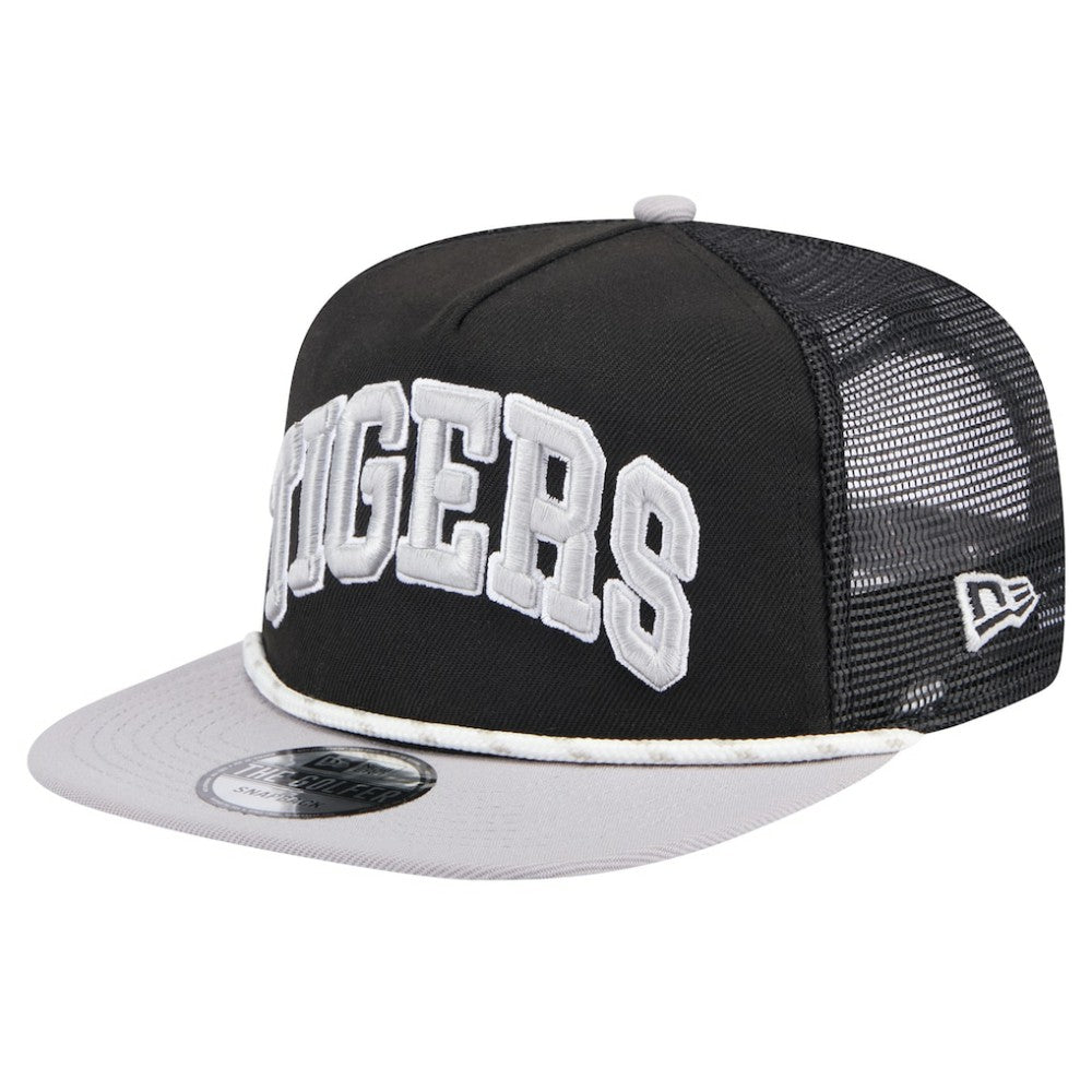 Detroit Tigers Throwback Meshback Golfer Hat Black