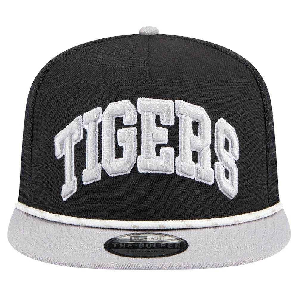 Detroit Tigers Throwback Meshback Golfer Hat Black