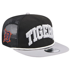 Detroit Tigers Throwback Meshback Golfer Hat Black