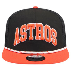Houston Astros Throwback Meshback Golfer Hat Black
