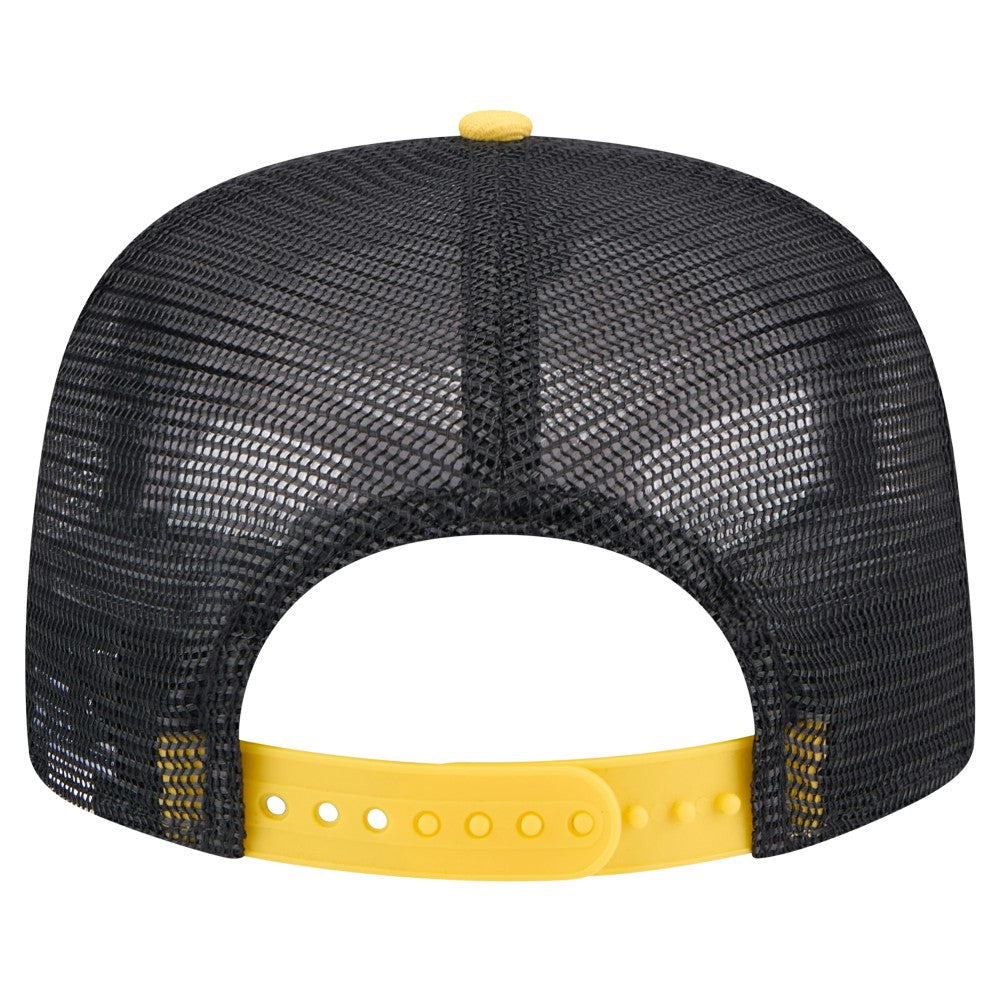 Milwaukee Brewers Throwback Meshback Golfer Hat Black