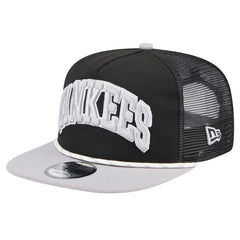 New York Yankees Throwback Meshback Golfer Hat Black