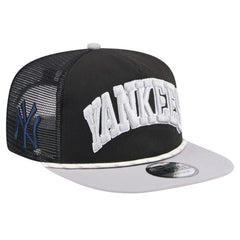 New York Yankees Throwback Meshback Golfer Hat Black