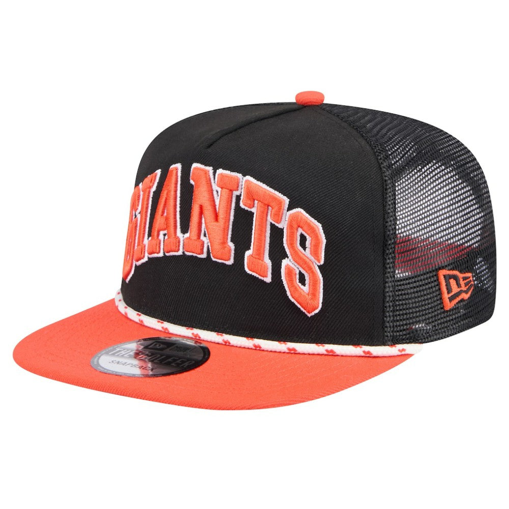San Francisco Giants Throwback Meshback Golfer Hat Black