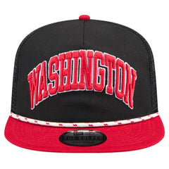 Washington Nationals Throwback Meshback Golfer Hat Black