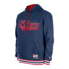 USMNT 5th & Ocean by New Era Throwback Fleece Pullover Hoodie - Navy outlet