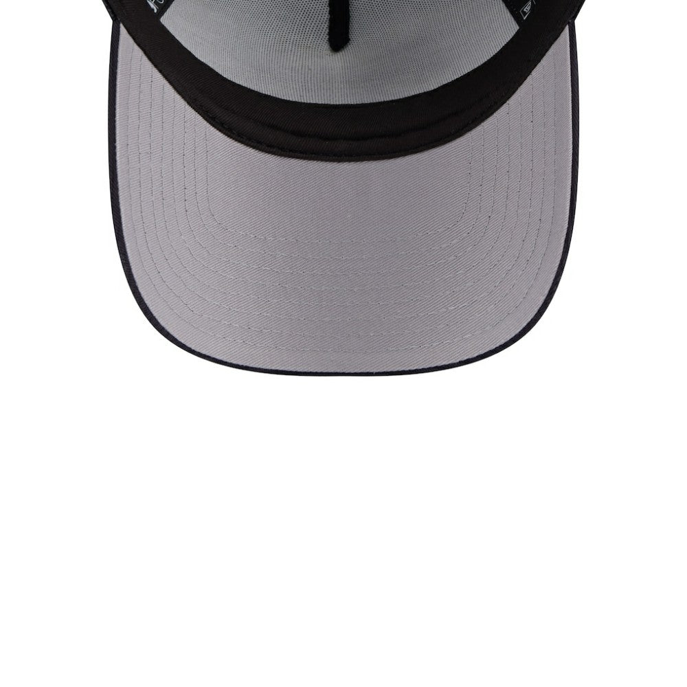Boston Red Sox Women's Throwback Team Foam Front A-Frame Trucker 9FORTY Adjustable Hat White/Navy