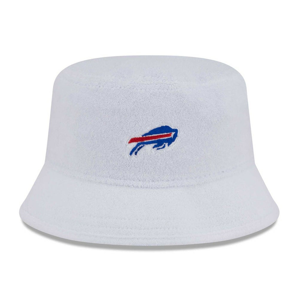 Buffalo Bills New Era Court Sport Terry Bucket Hat - White cheap