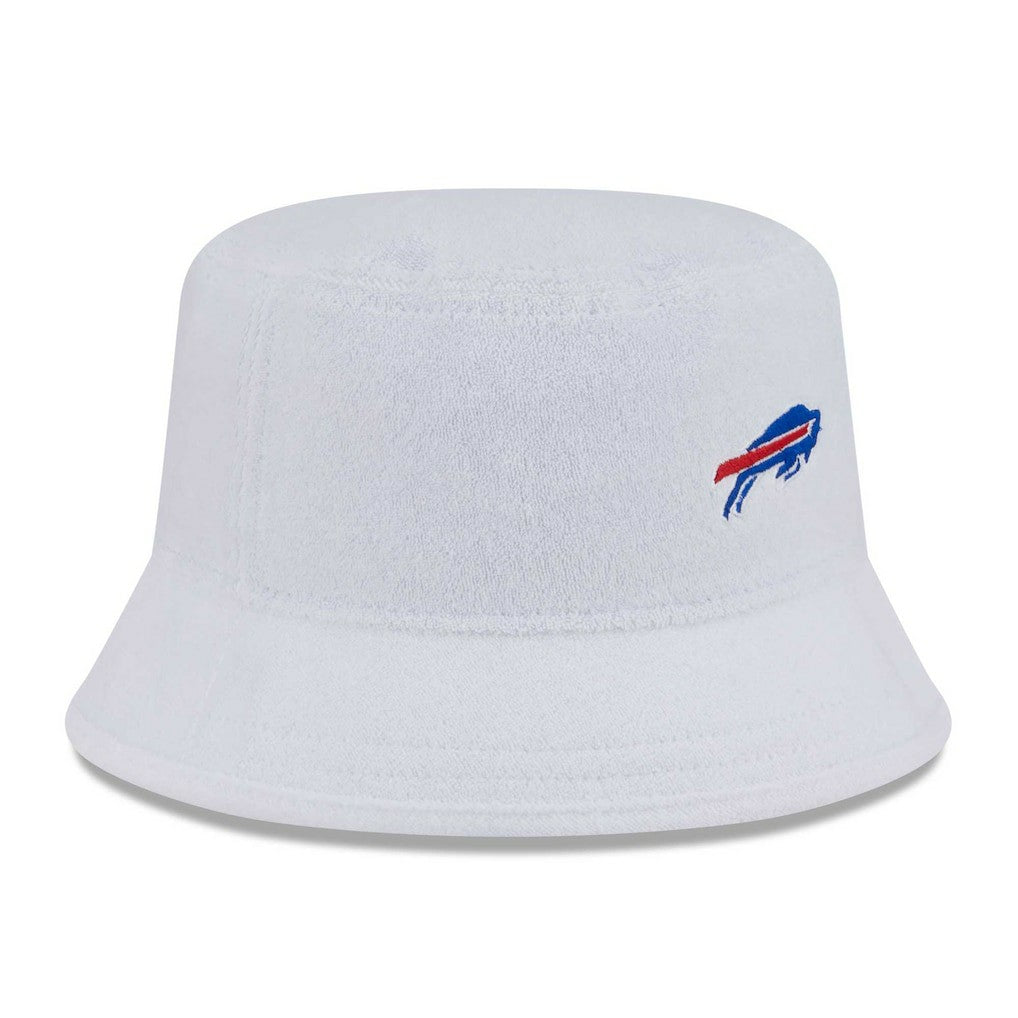 Buffalo Bills New Era Court Sport Terry Bucket Hat - White cheap