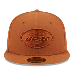 New York Jets New Era Color Pack 59FIFTY Fitted Hat - Brown discount