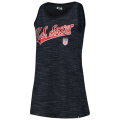 USWNT 5th & Ocean by New Era Women's Athletic Cross Back Tank Top - Navy online