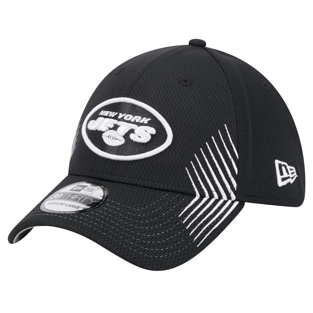 New York Jets New Era Active 39THIRTY Flex Hat - Black discount