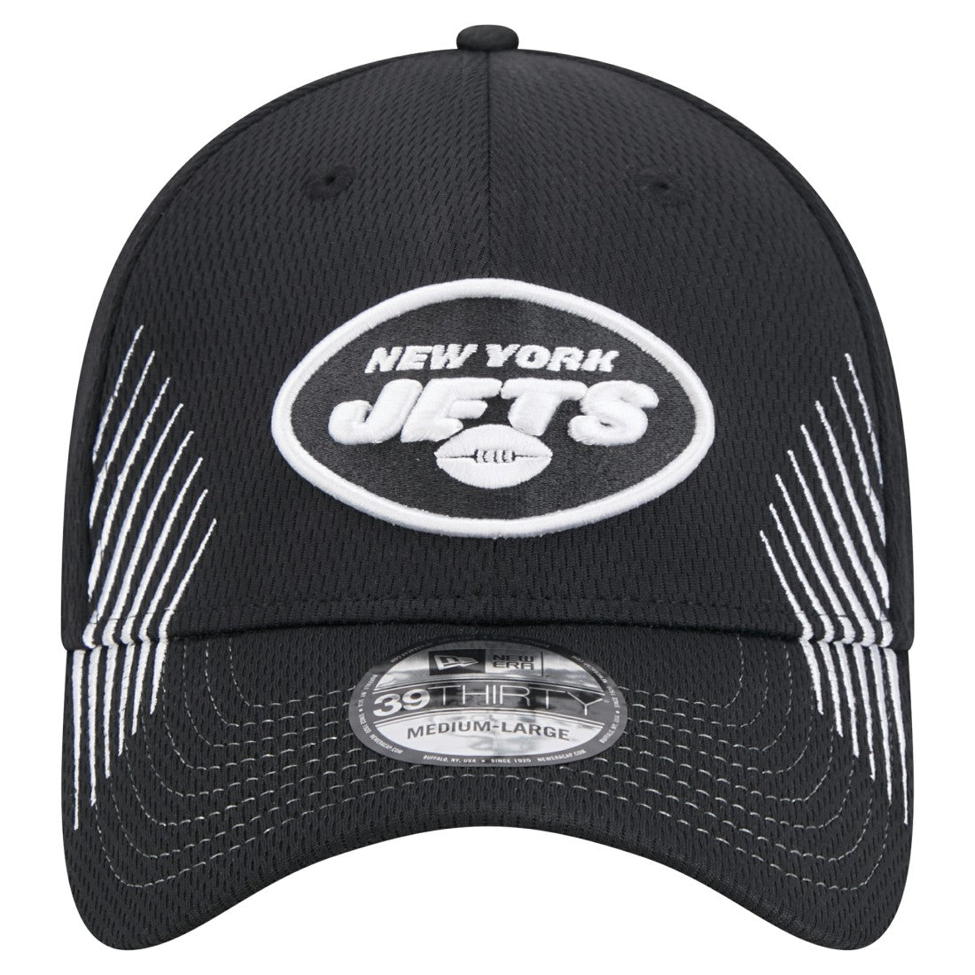 New York Jets New Era Active 39THIRTY Flex Hat - Black discount