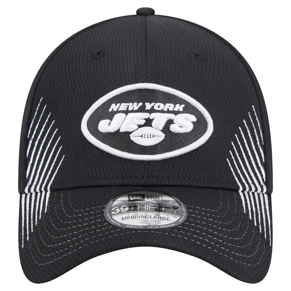 New York Jets New Era Active 39THIRTY Flex Hat - Black discount