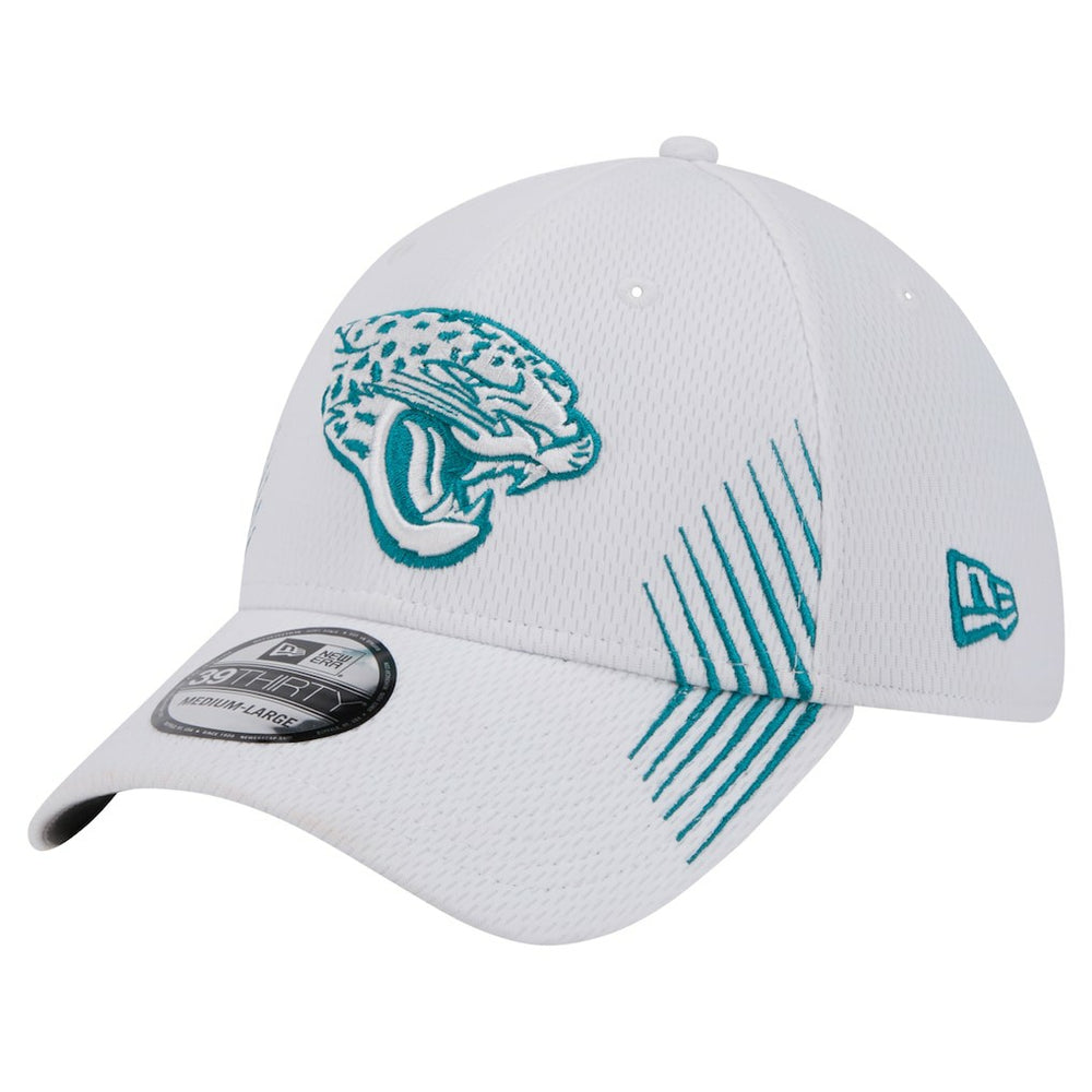 Jacksonville Jaguars New Era Active 39THIRTY Flex Hat - White on sale
