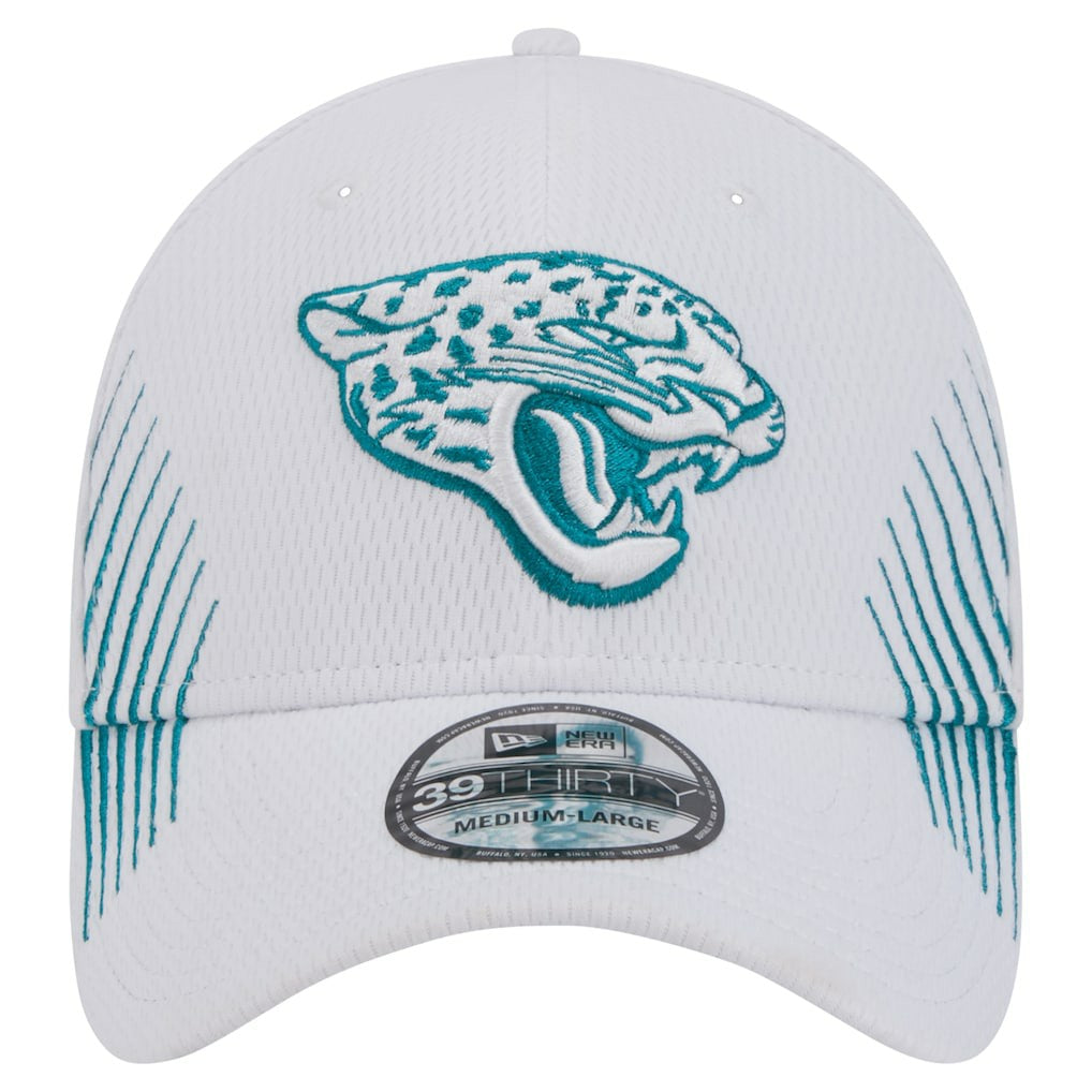 Jacksonville Jaguars New Era Active 39THIRTY Flex Hat - White on sale