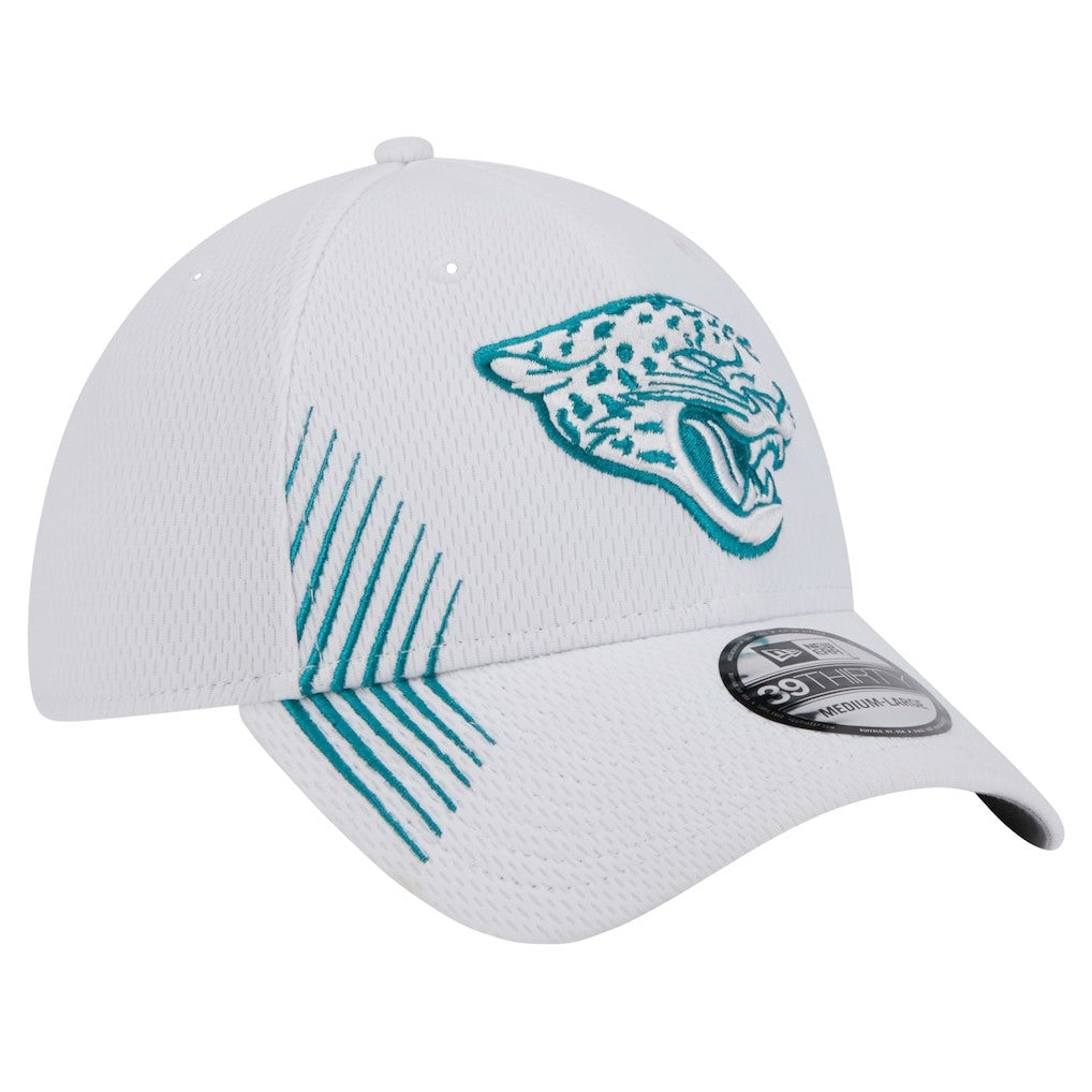 Jacksonville Jaguars New Era Active 39THIRTY Flex Hat - White on sale