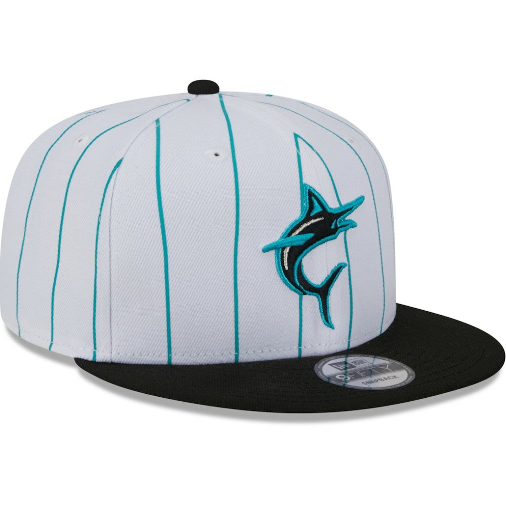 Miami Marlins 2024 Batting Practice 9FIFTY Snapback Hat White
