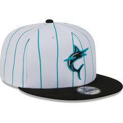 Miami Marlins 2024 Batting Practice 9FIFTY Snapback Hat White