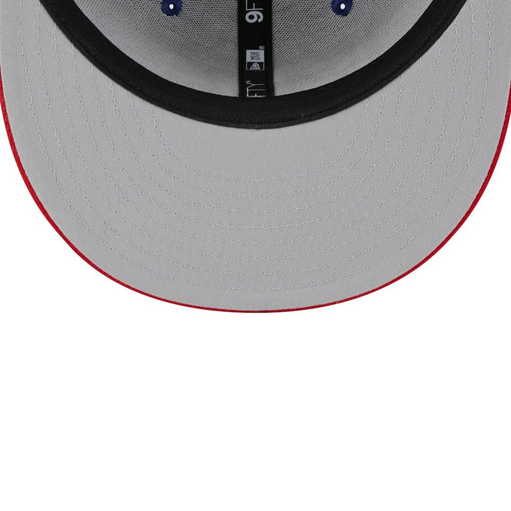 Philadelphia Phillies 2025 Batting Practice 9FIFTY Snapback Hat Navy