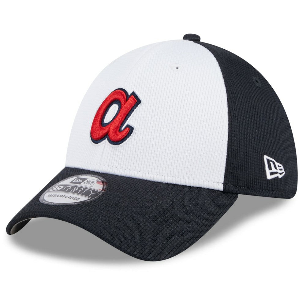 Atlanta Braves 2025 Batting Practice 39THIRTY Flex Hat White
