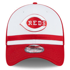 Cincinnati Reds 2025 Batting Practice 39THIRTY Flex Hat White