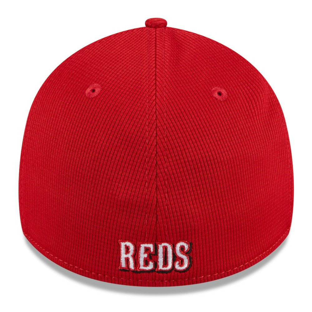 Cincinnati Reds 2025 Batting Practice 39THIRTY Flex Hat White