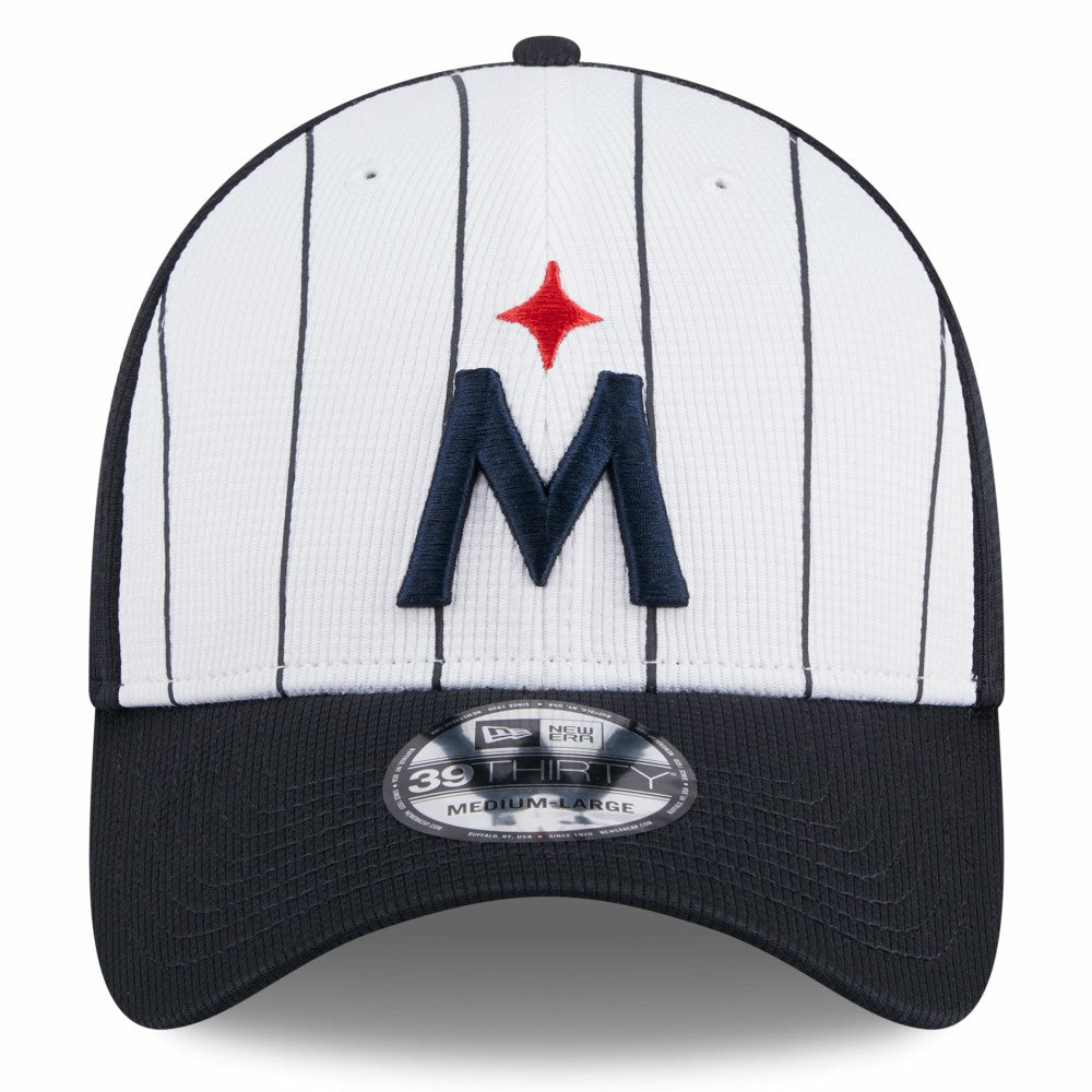 Minnesota Twins 2025 Batting Practice 39THIRTY Flex Hat White