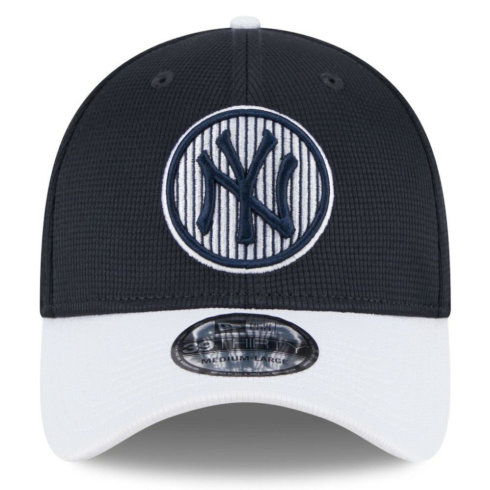 New York Yankees 2025 Batting Practice 39THIRTY Flex Hat Navy