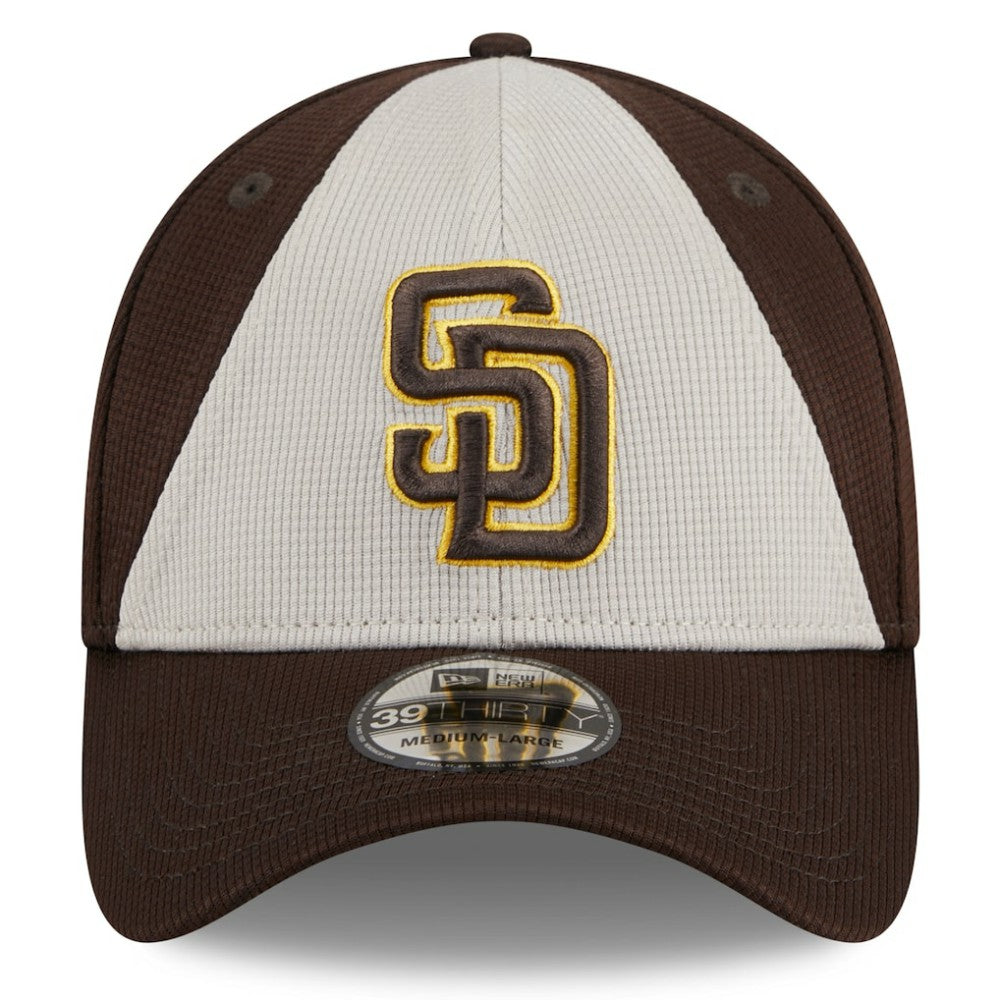 San Diego Padres 2025 Batting Practice 39THIRTY Flex Hat Brown