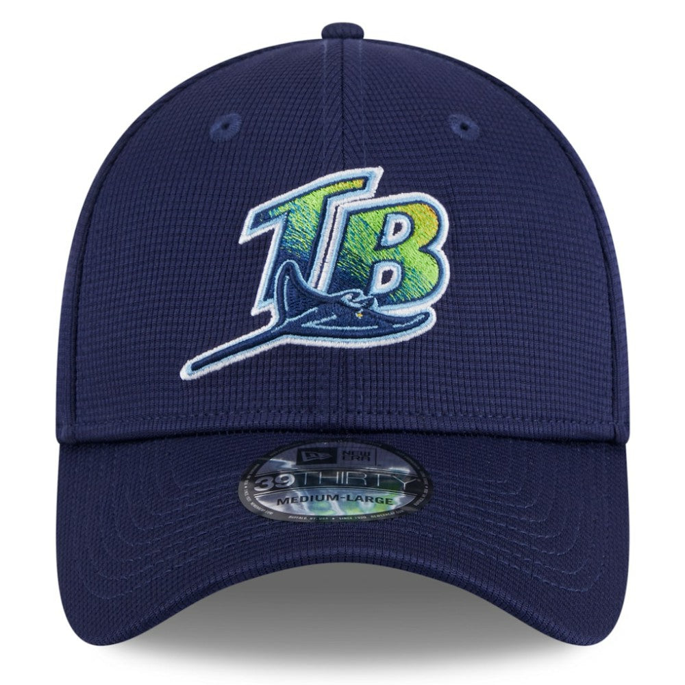Tampa Bay Rays 2025 Batting Practice 39THIRTY Flex Hat Navy